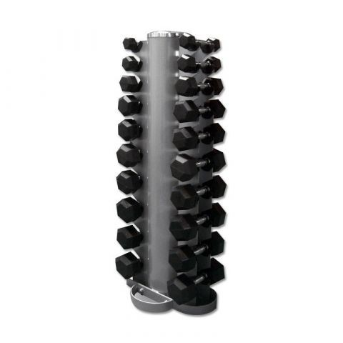 Complete Hexa Dumbbell set - (1-10KG) Incl rack