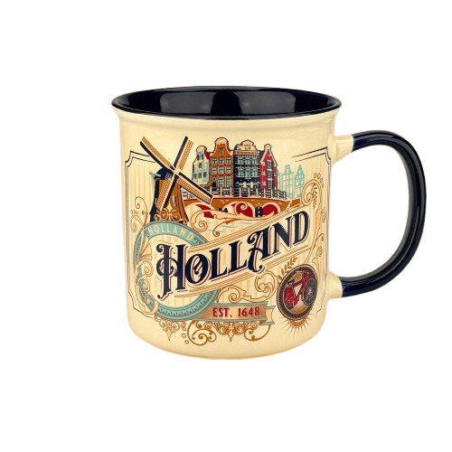 Mug - Holland 'Monuments' White