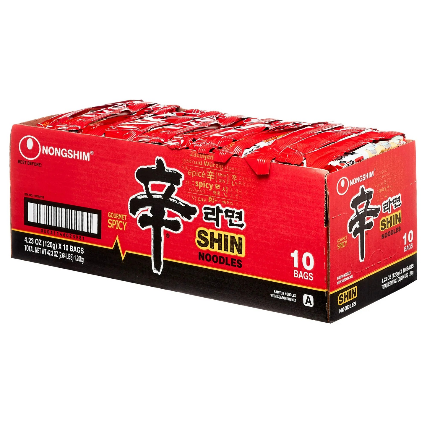 Shin Ramyu Noodles - Spicy (10 pack)