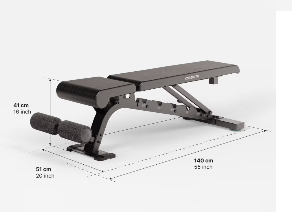 Advanced Fitness Bench (adjustable and collapsible)