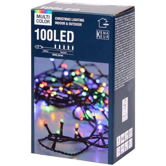 Christmas Lights - 10.4 m / 100 LED (Electricity powered)