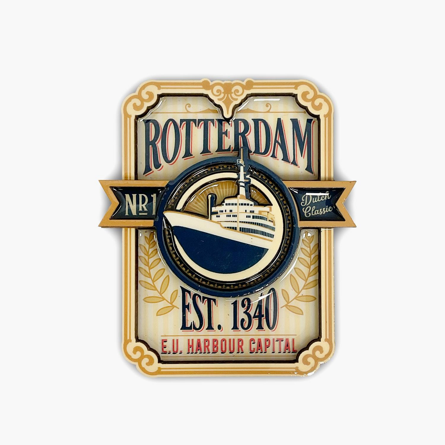 Refrigerator Magnet - 'Rotterdam' #200