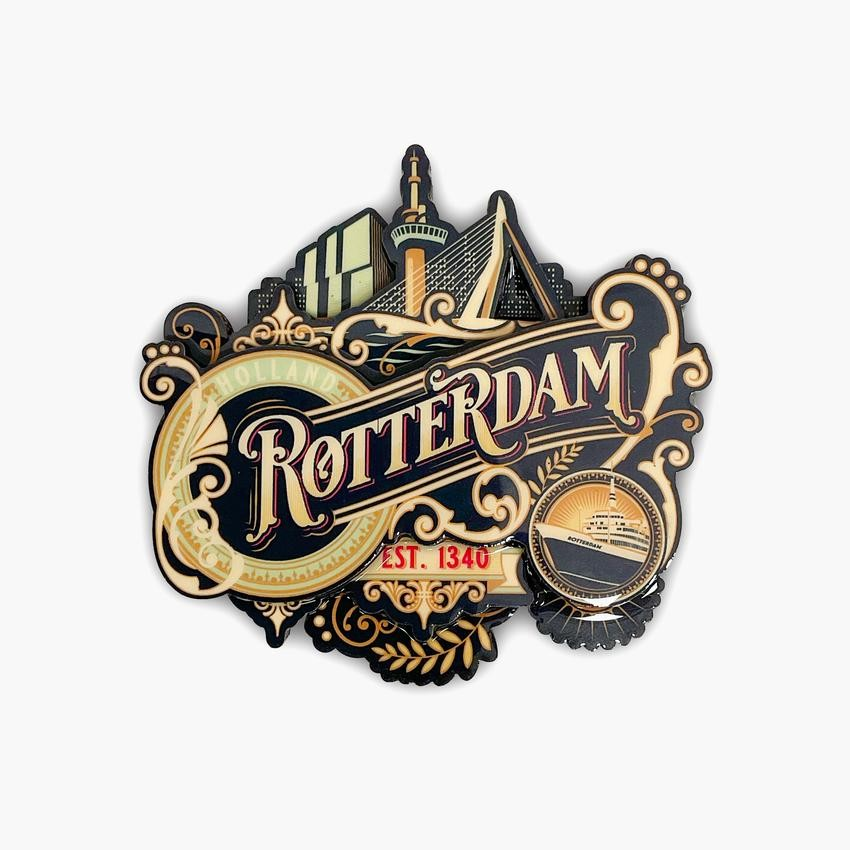 Refrigerator Magnet - 'Rotterdam' #202